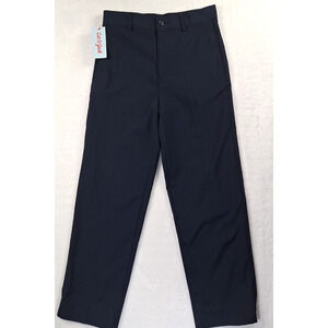 Cat and Jack Girls Size 12 Plus Pilot Blue Pants Uniform Bottoms Pull Tab Waist